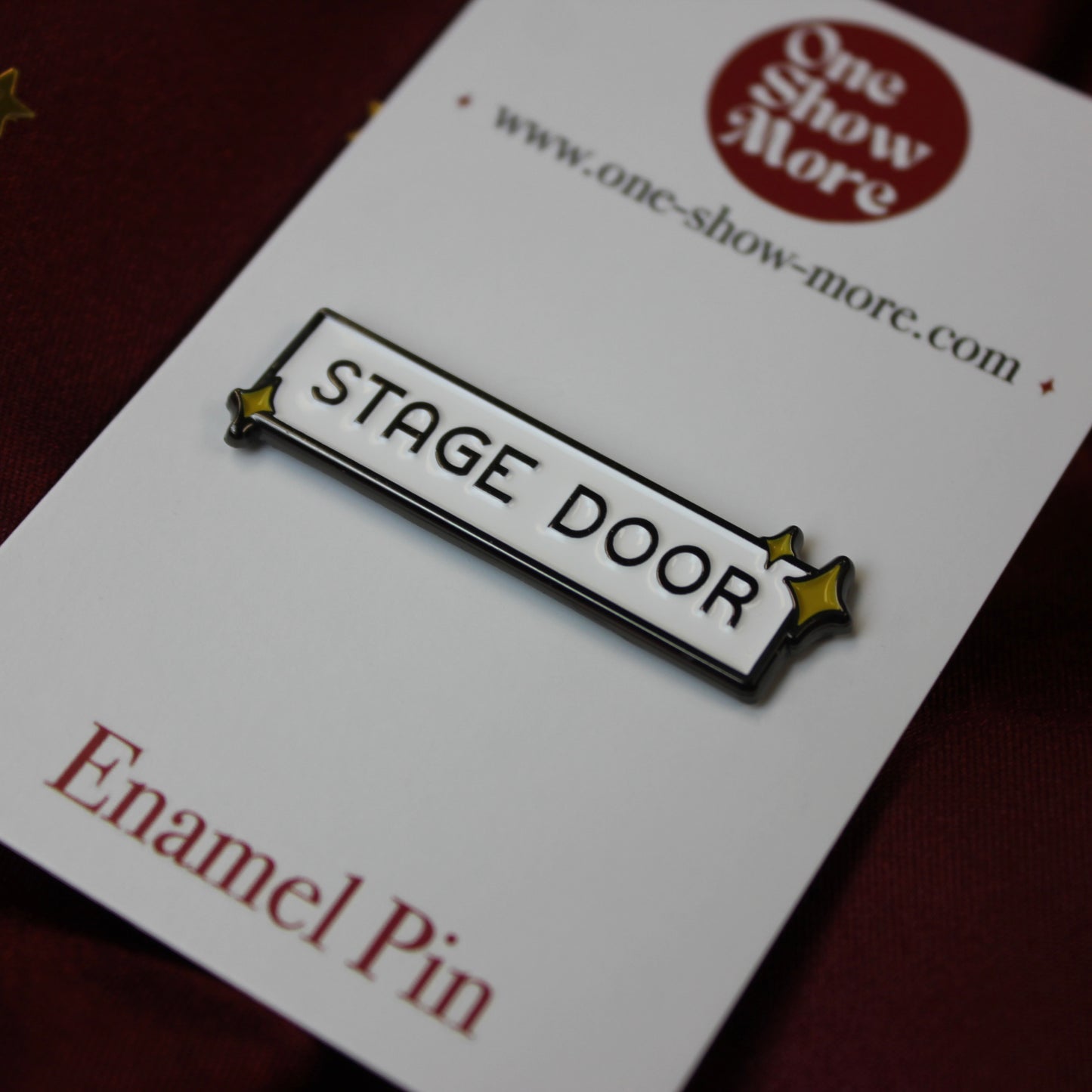 Stage Door Soft Enamel Pin