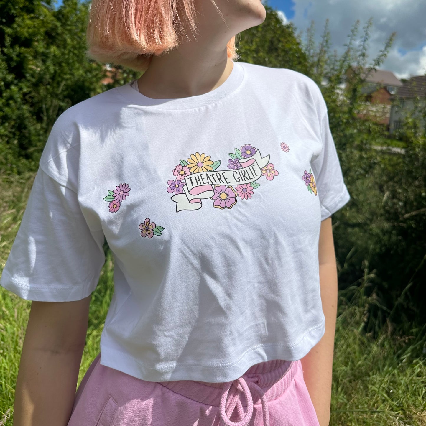 Theatre Girlie White Crop Top