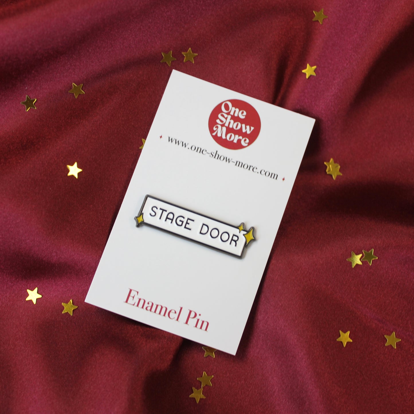 Stage Door Soft Enamel Pin