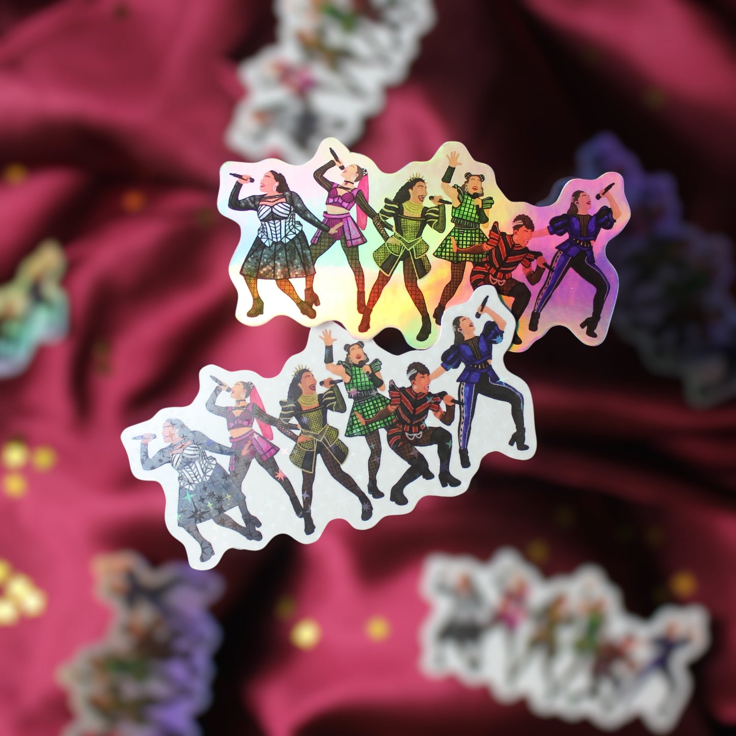 Six The Musical Holographic Sticker