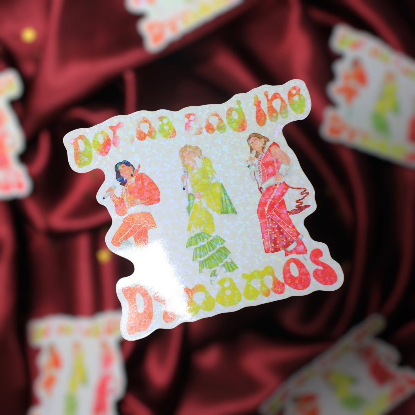 Donna and The Dynamos Holographic Sticker