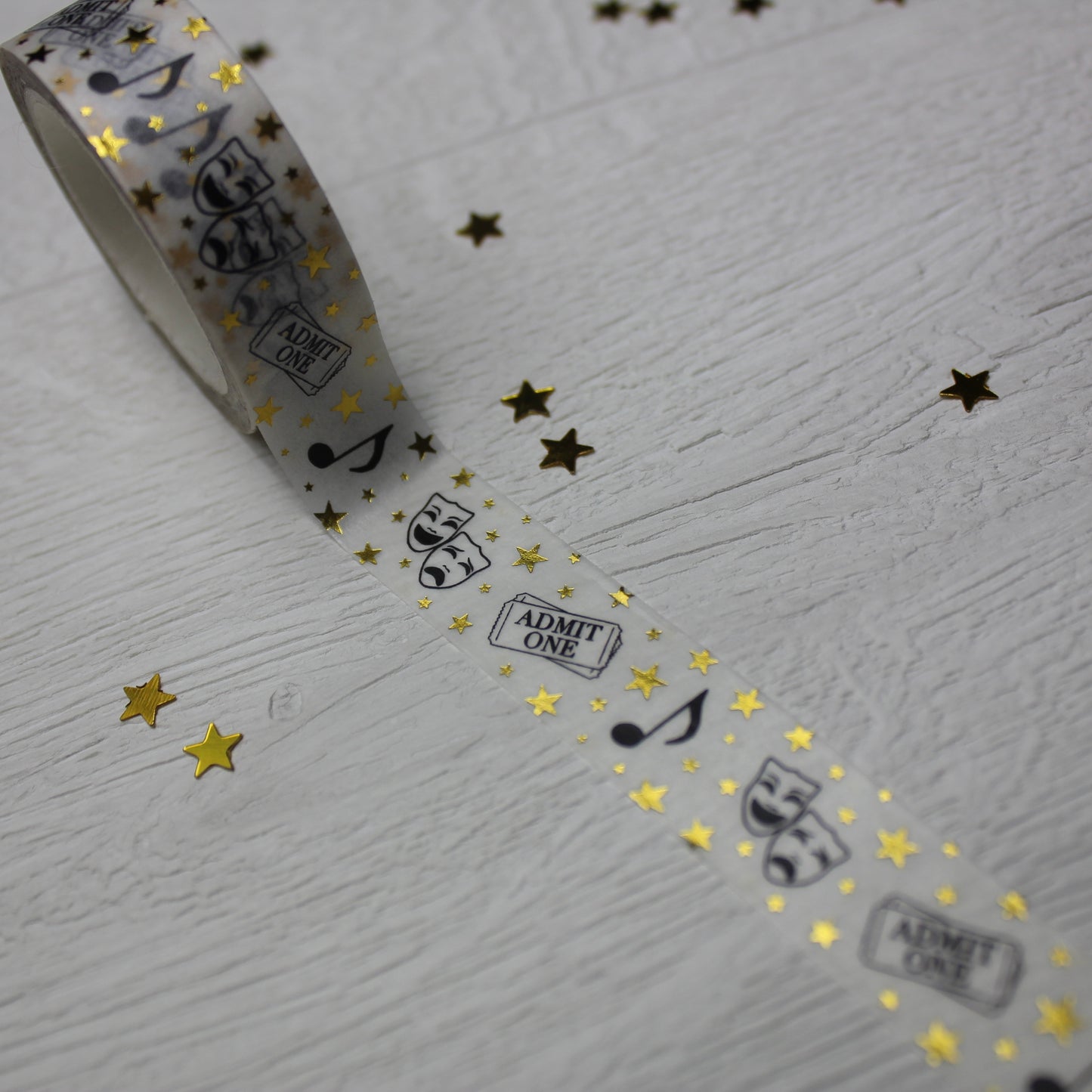 Gold Foil Theatre Washi Tape