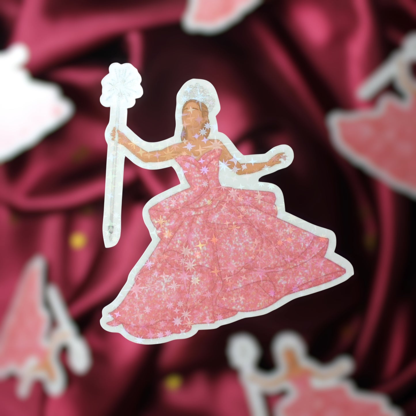 Elphaba and Glinda Wicked The Musical Movie Holographic Stickers