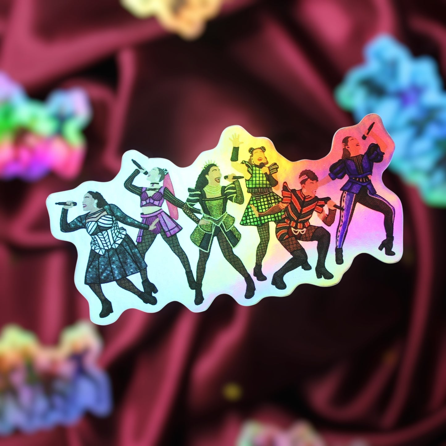 Six The Musical Holographic Sticker