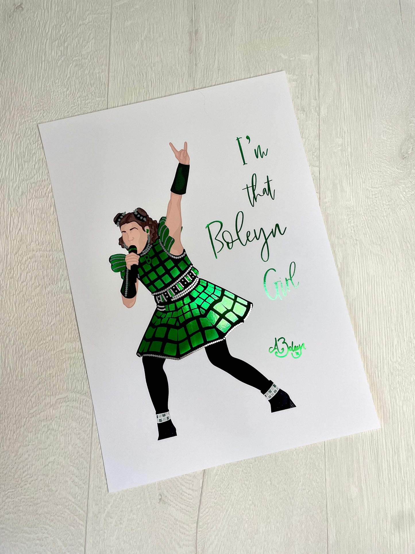 Six The Musical Queen Foil Prints