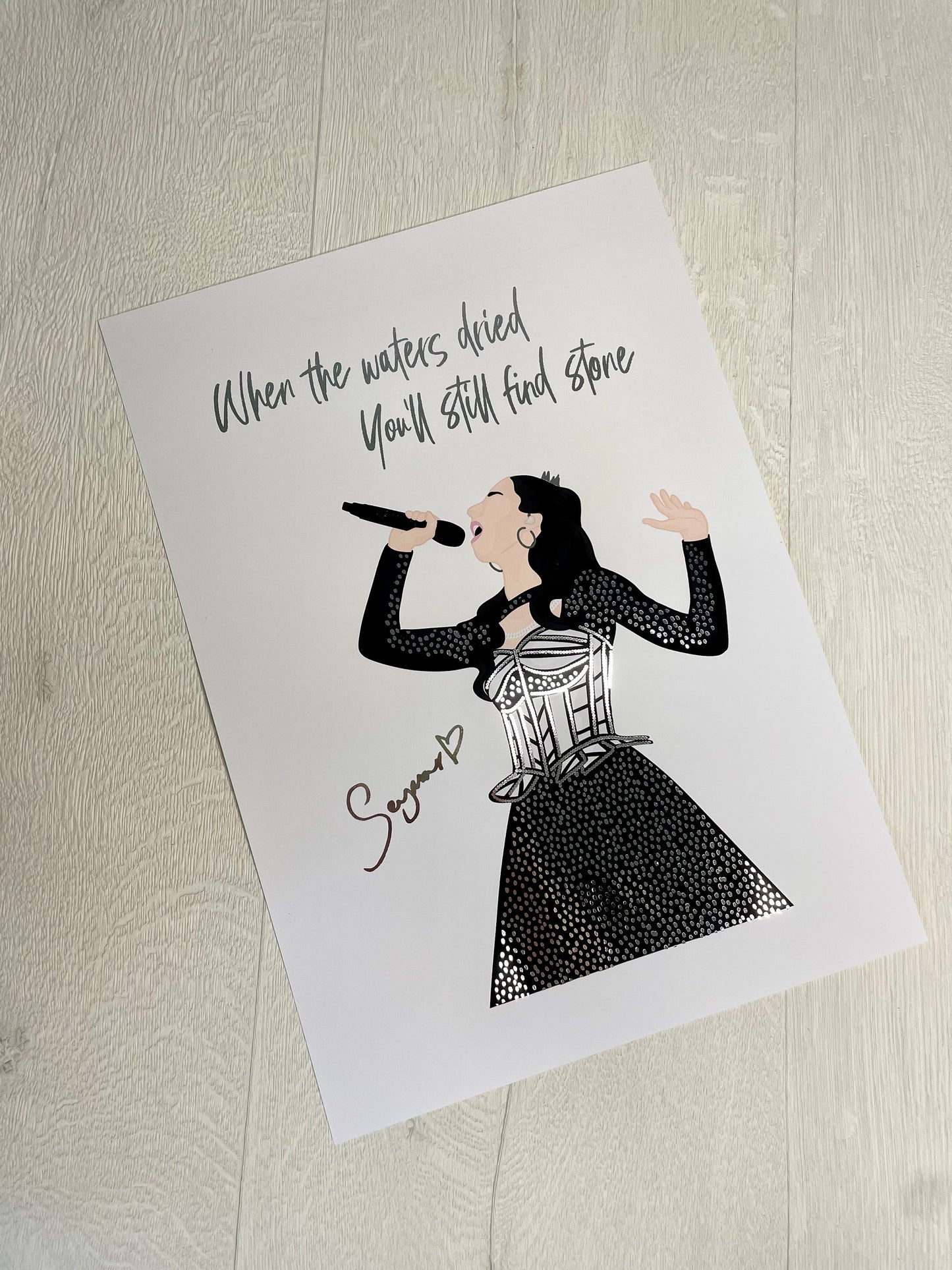 Six The Musical Queen Foil Prints