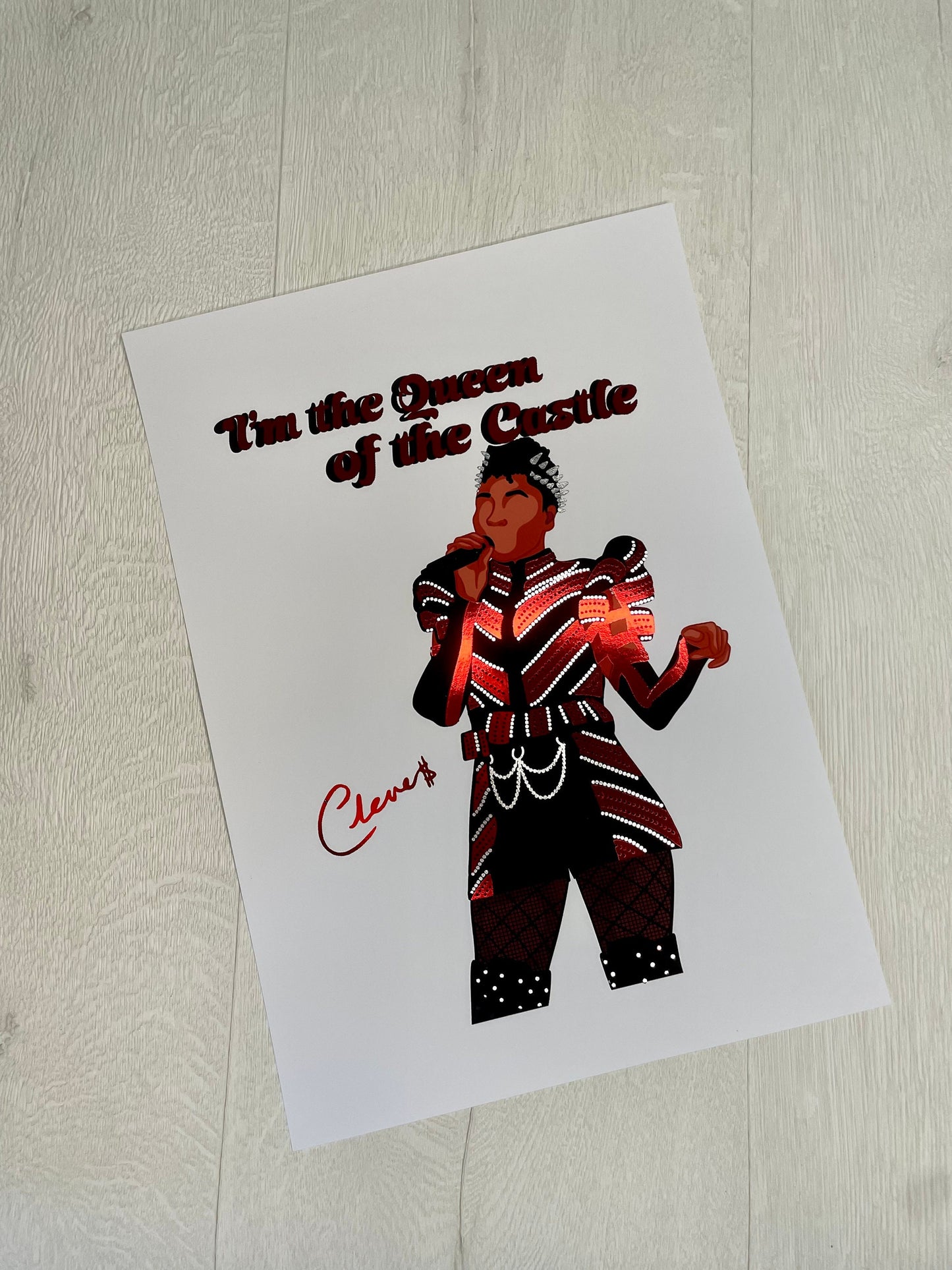 Six The Musical Queen Foil Prints