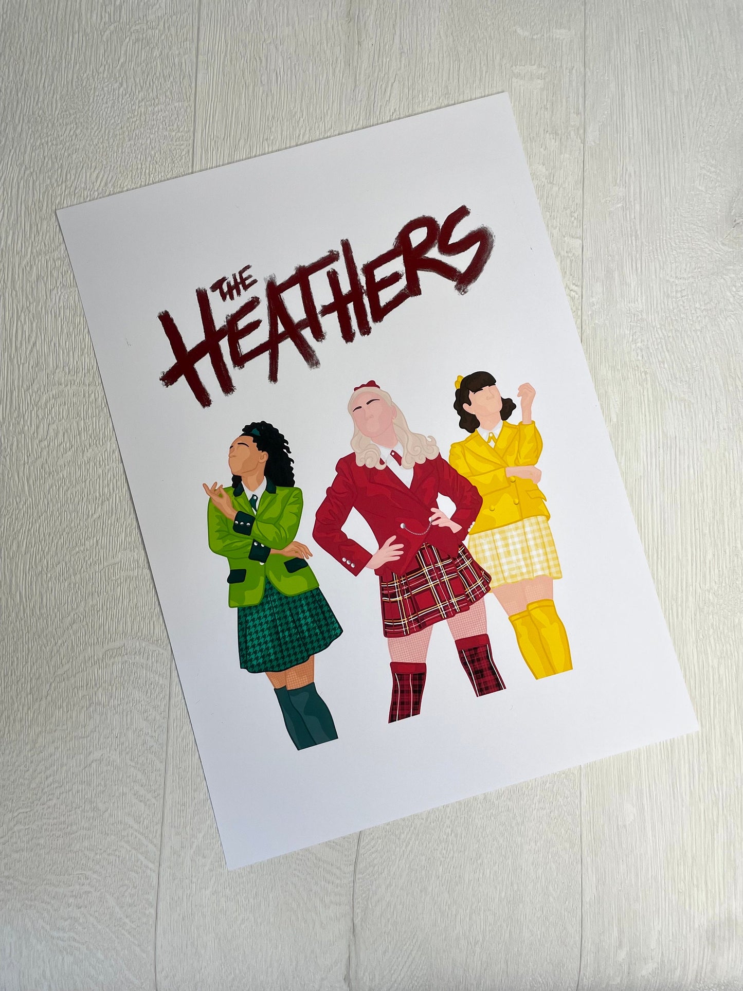 Heathers The Musical Foil Print
