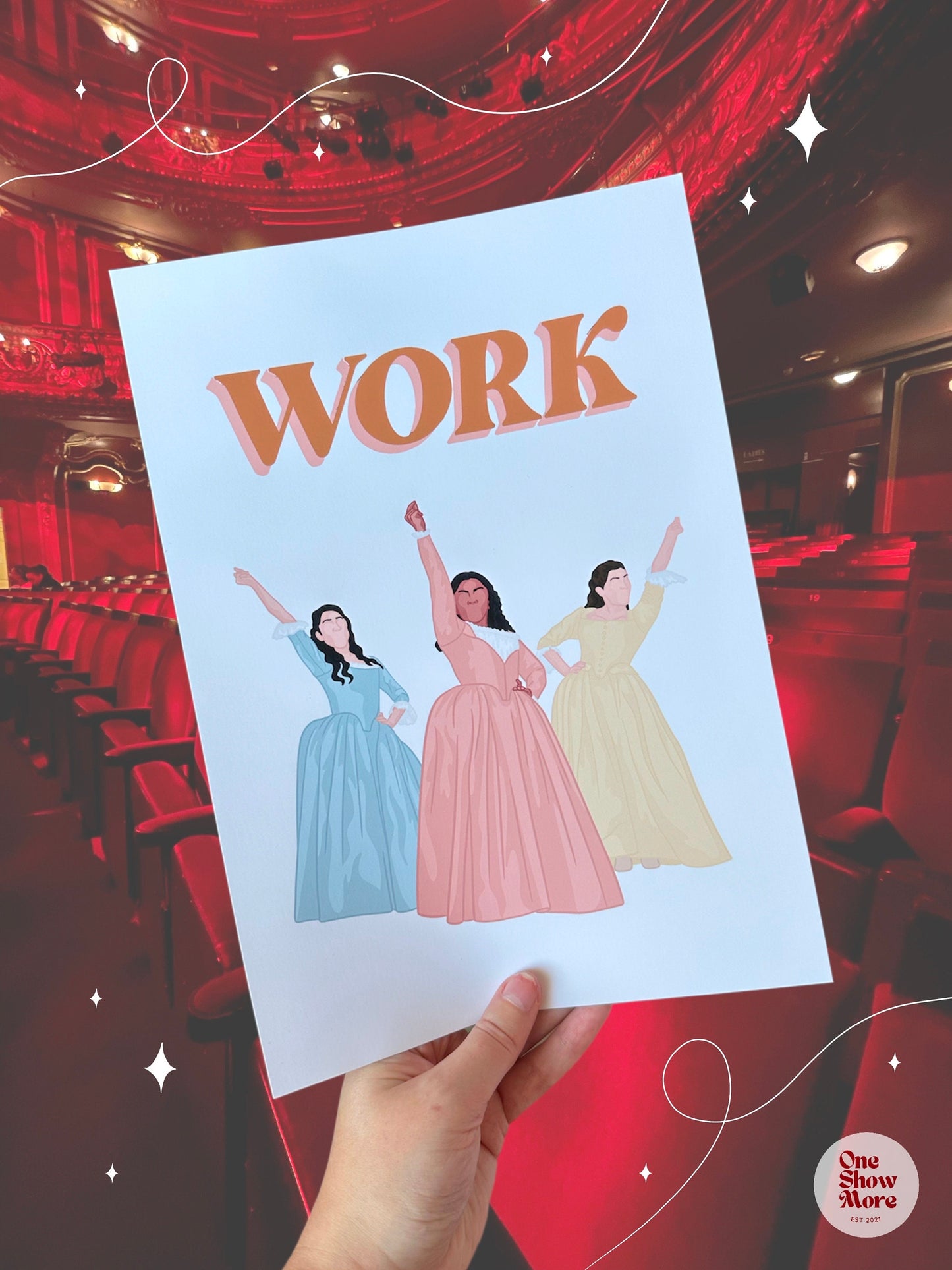 Hamilton The Musical foil prints