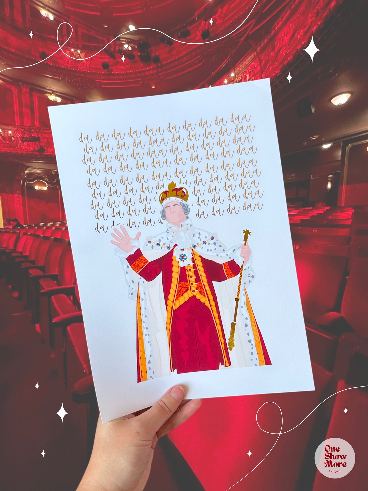Hamilton The Musical foil prints