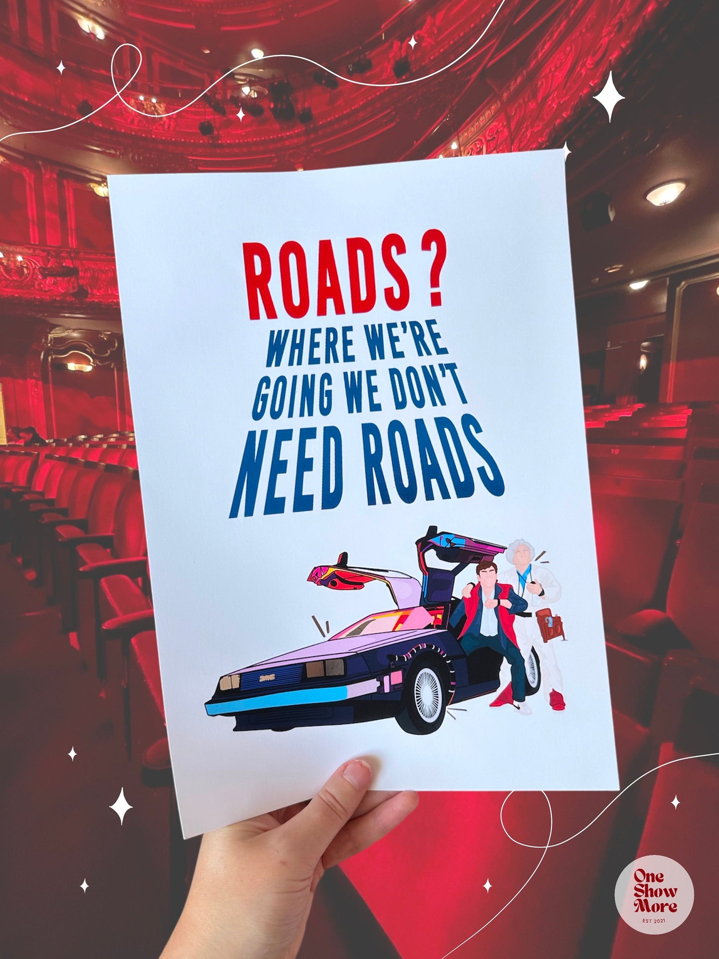 Back to the Future The Musical Foil Prints