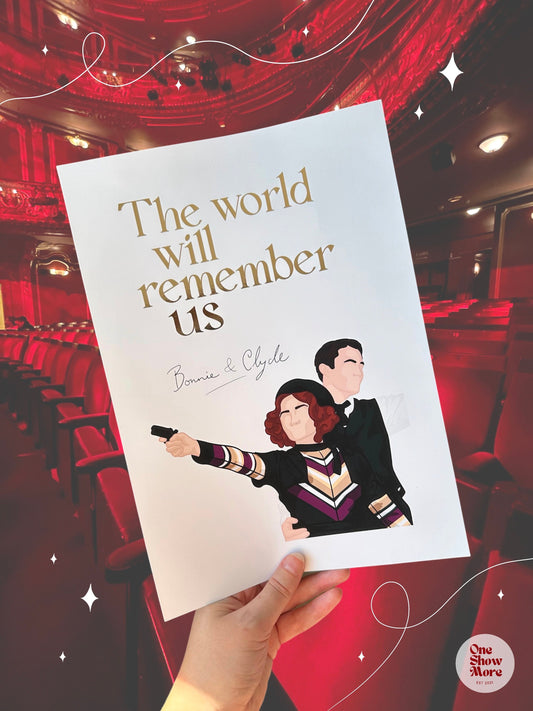 Bonnie and Clyde The Musical Foil Print
