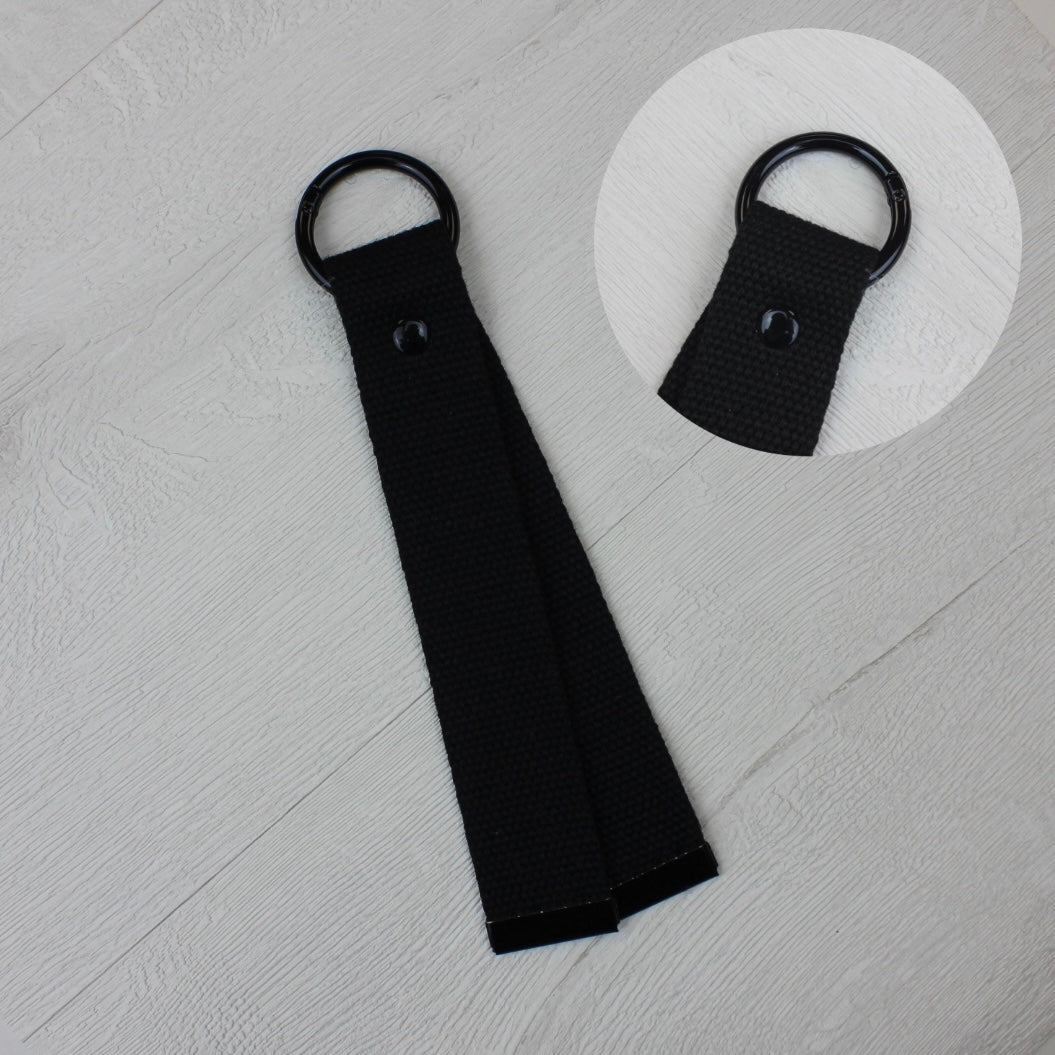 Canvas Pin Holder Keyring