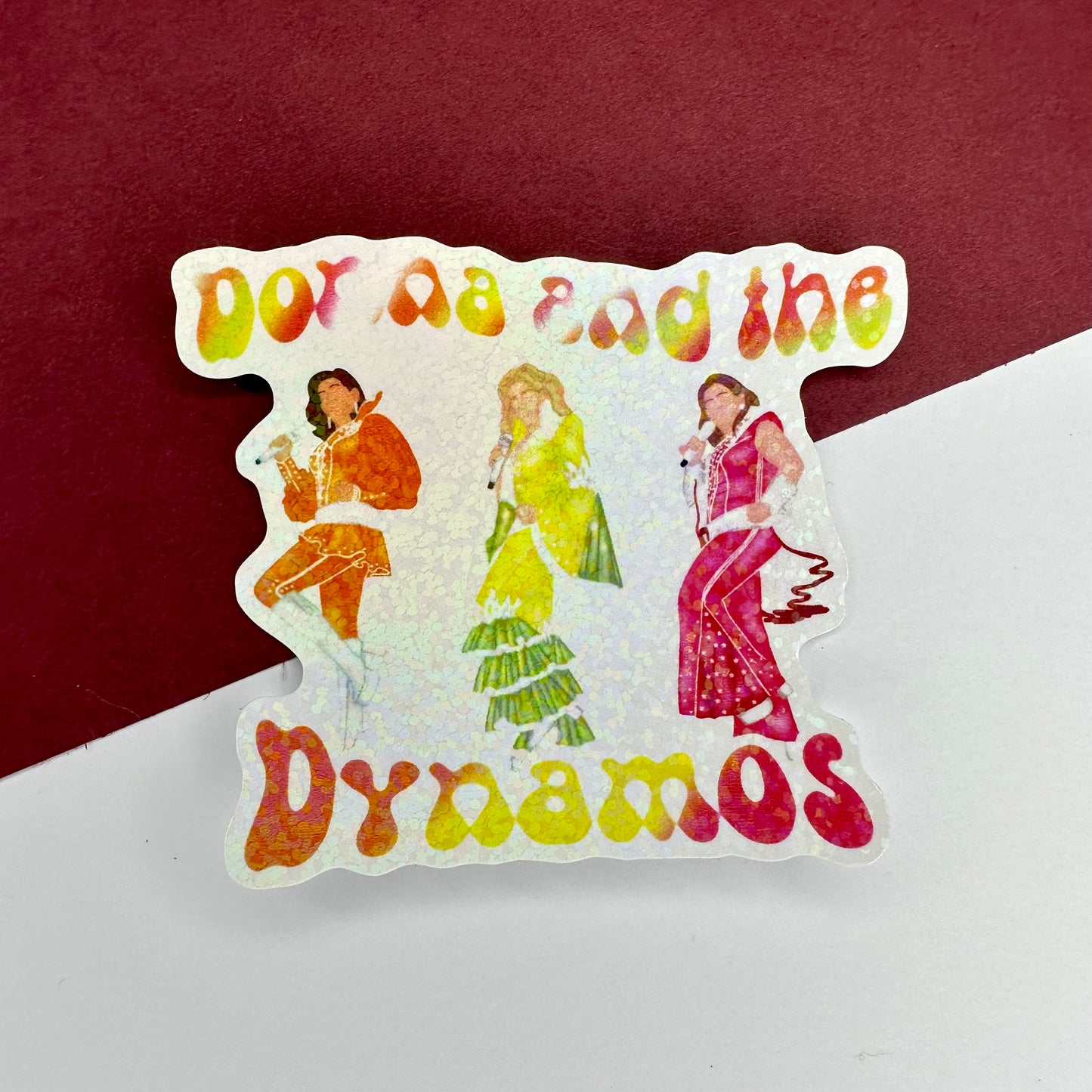 Donna and The Dynamos Holographic Sticker