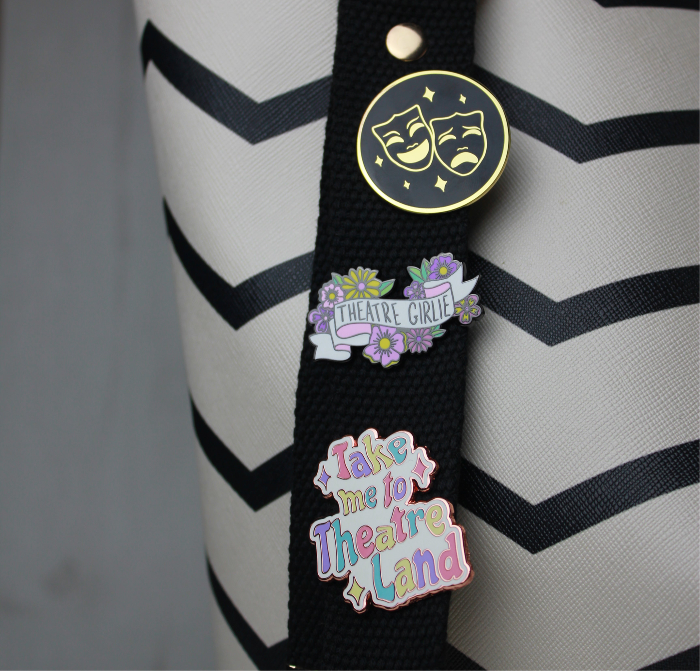 Take me to Theatre Land Hard Enamel Pin