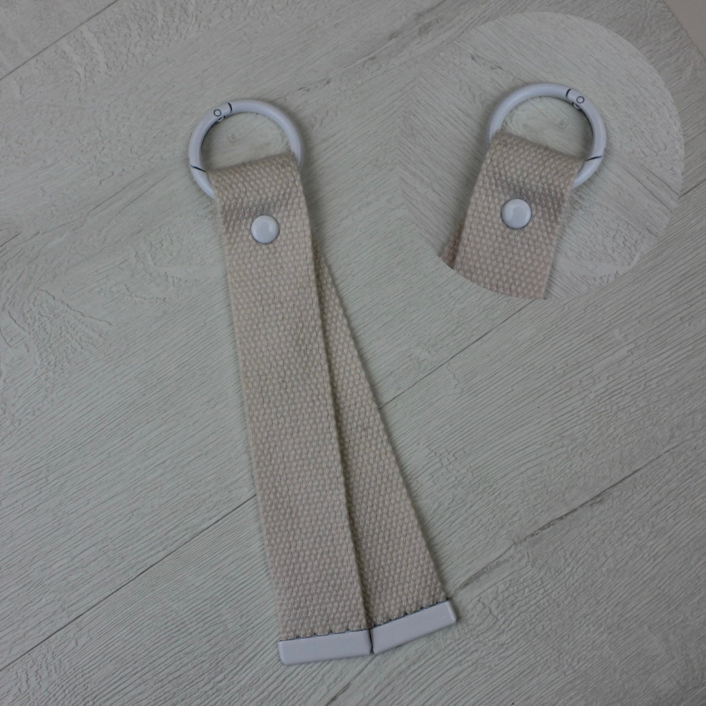 Canvas Pin Holder Keyring