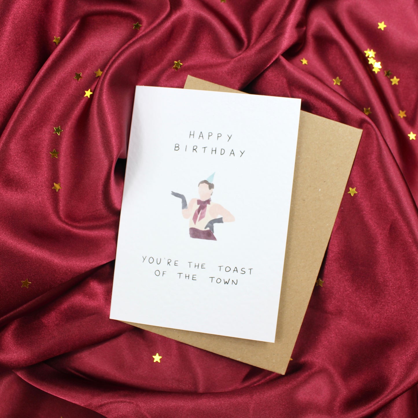 Cabaret The Musical ‘You’re the toast of the Town’ Birthday Card
