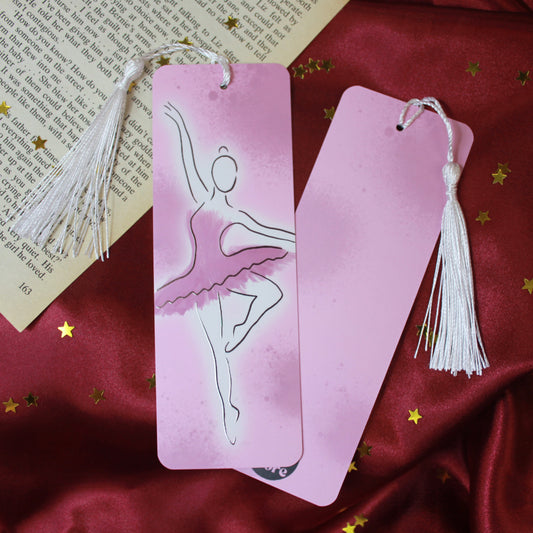 Ballerina Foil Bookmark