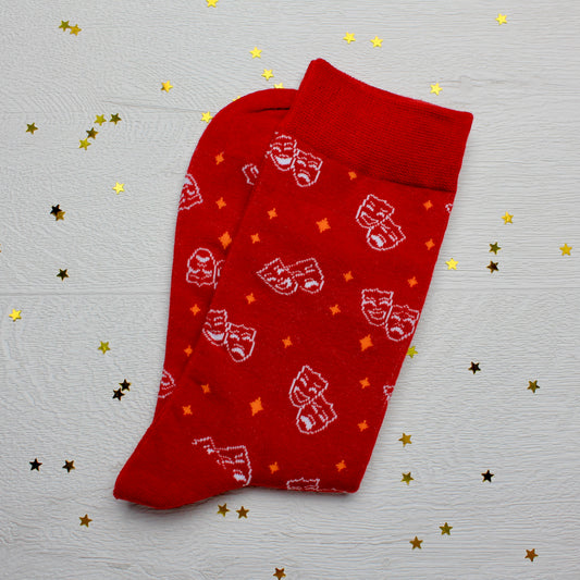 Red Theatre Socks