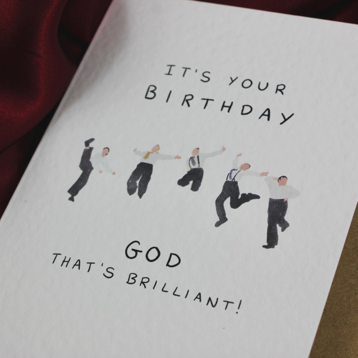 Operation Mincemeat The Musical ‘God that’s brilliant!’ Birthday Card