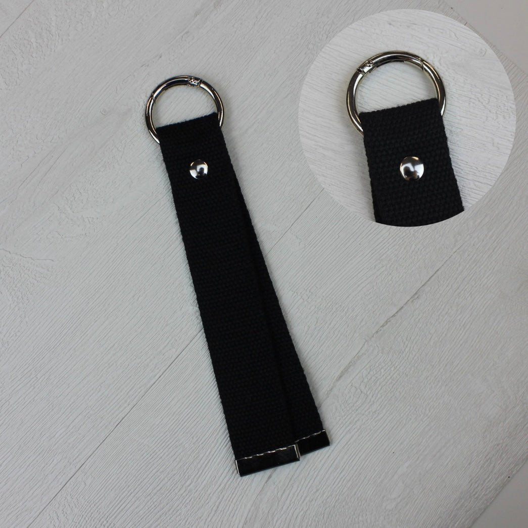 Canvas Pin Holder Keyring