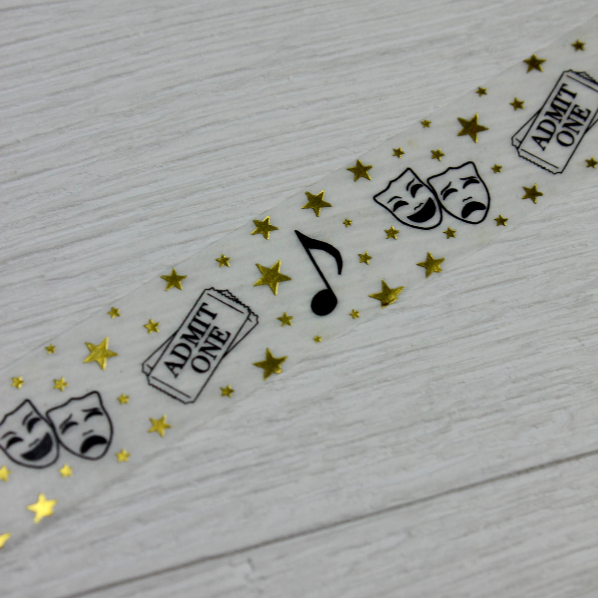 Gold Foil Theatre Washi Tape