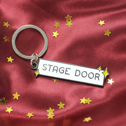 Stage Door Enamel Keyring
