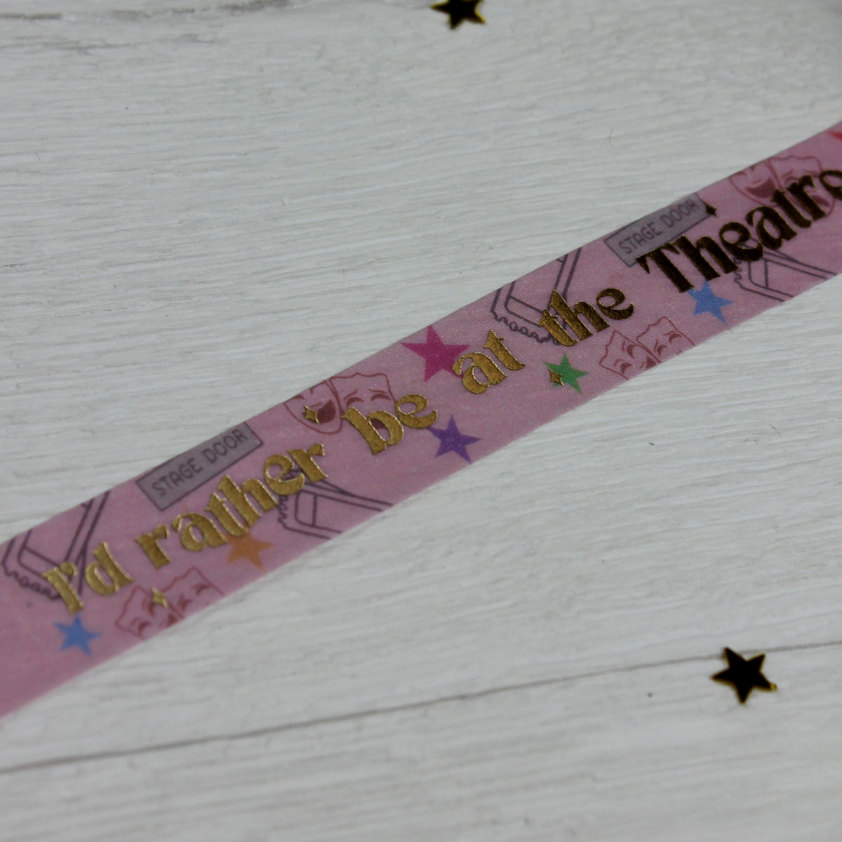 Gold Foil Theatre Washi Tape