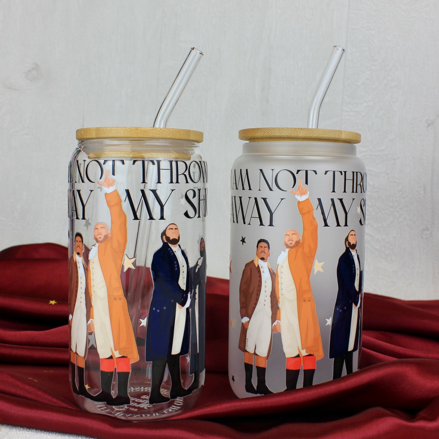 Hamilton The Musical Glass Cup