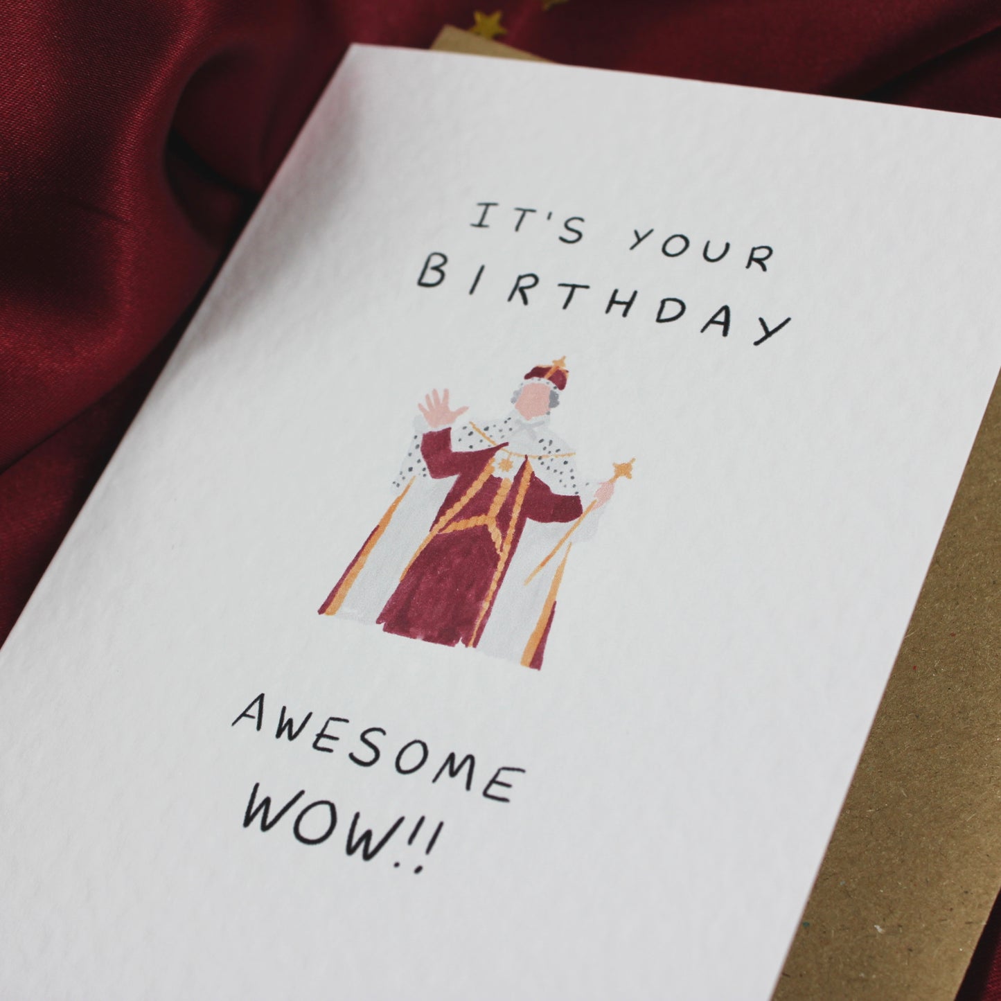 Hamilton The Musical King George Birthday Card
