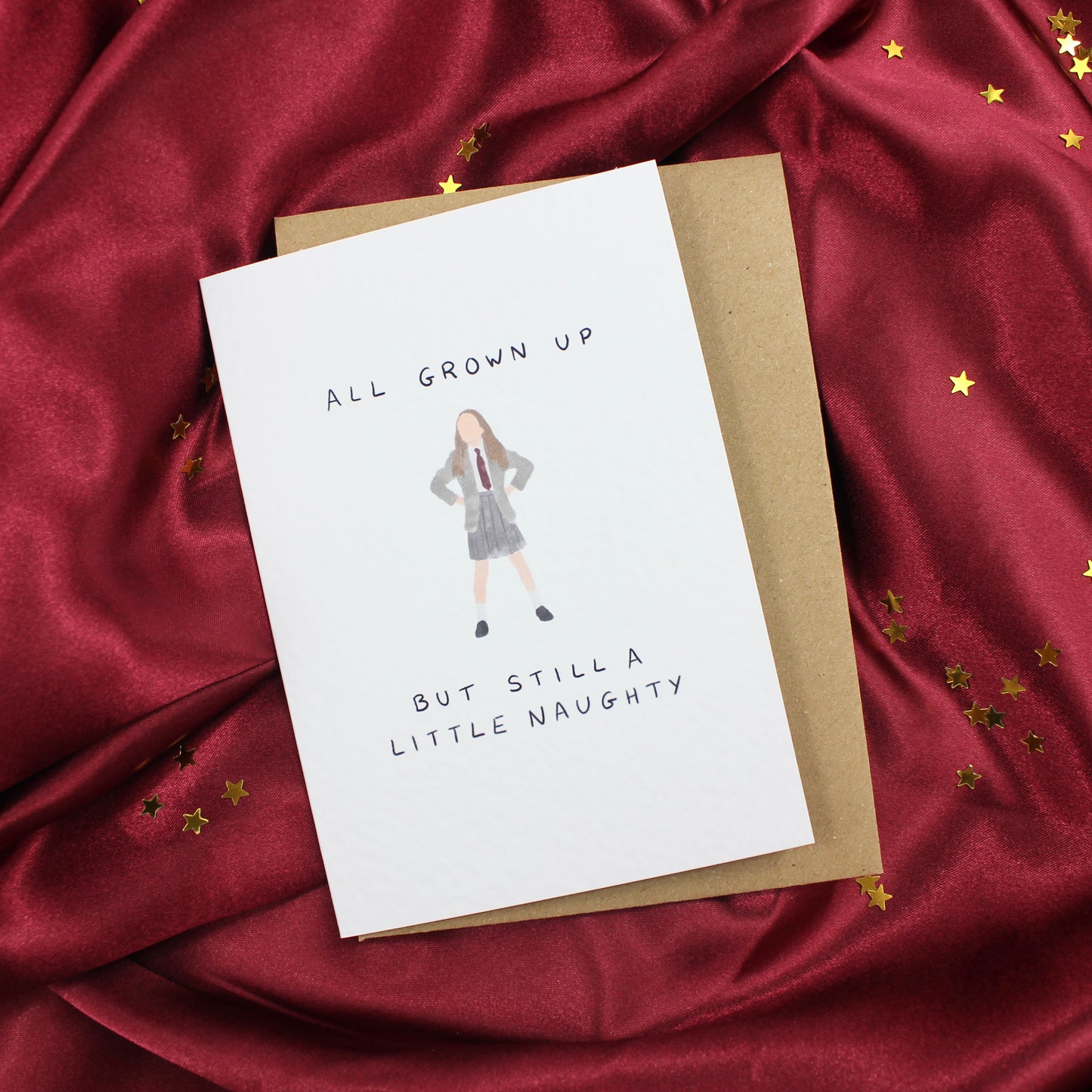 Matilda The Musical ‘All grown up but still a little Naughty’ Birthday Card