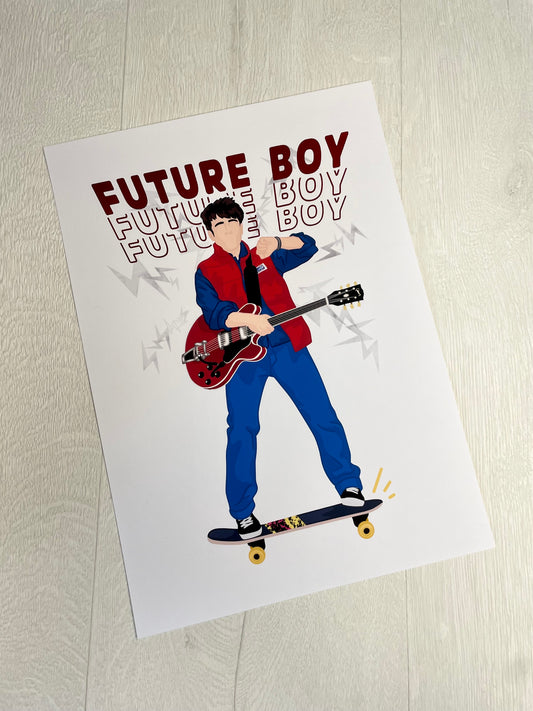 Back to the Future The Musical Future Boy Foil Print