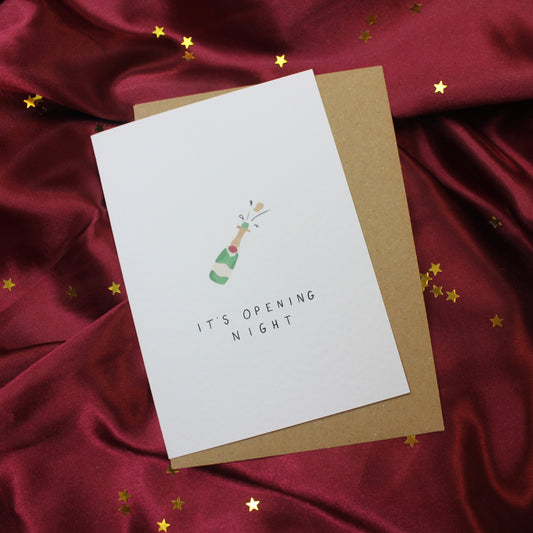 It’s opening night Greetings Card