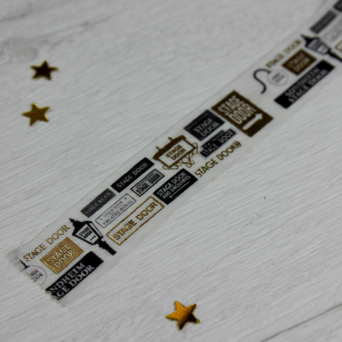 Gold Foil Theatre Washi Tape