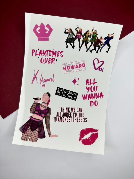 Katherine Howard Sticker Sheet