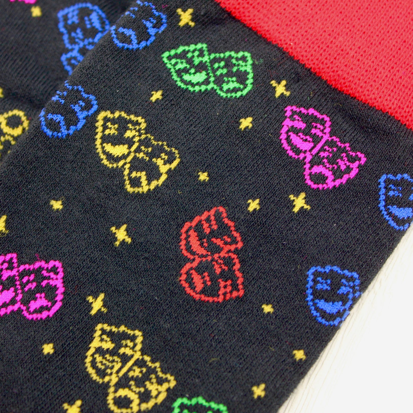 Theatre Comedy and Tragedy Masks Socks