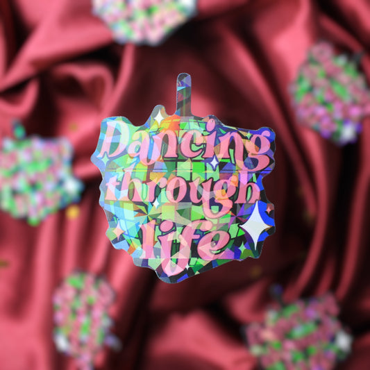 Dancing through life Wicked The Musical Holographic Sticker