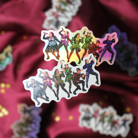 Six The Musical Holographic Sticker