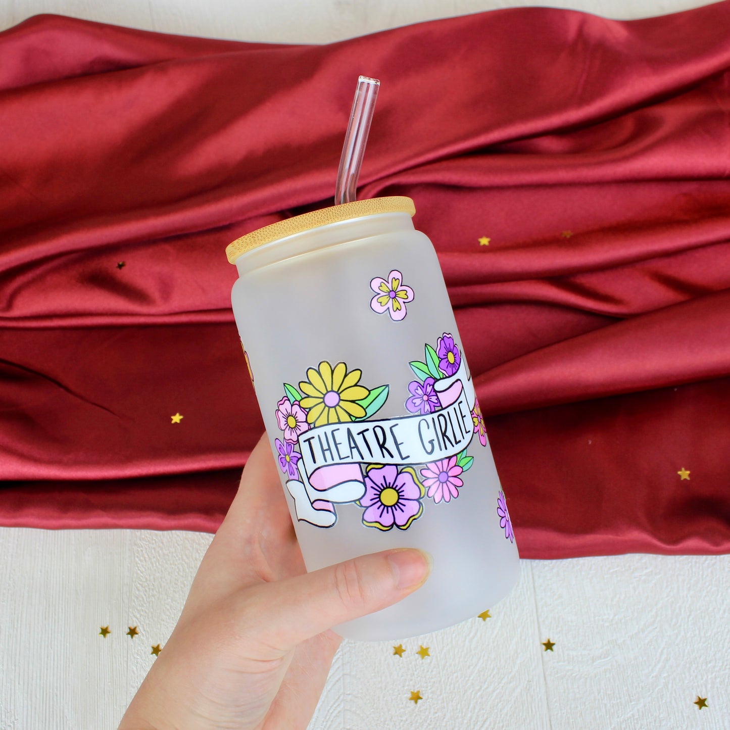 Theatre Girlie Glass Cup