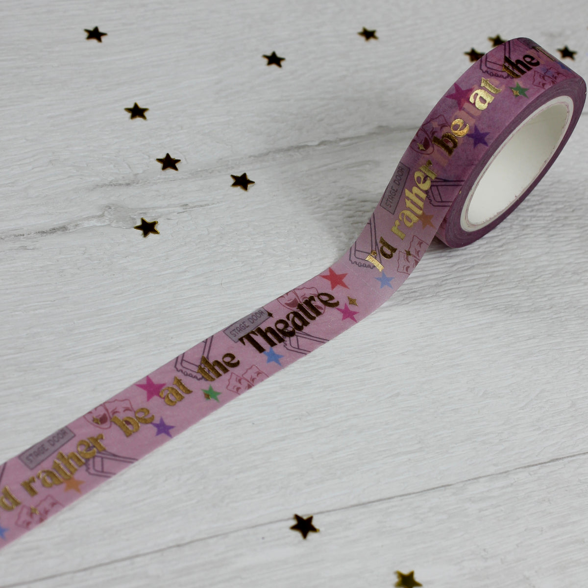 Gold Foil Theatre Washi Tape