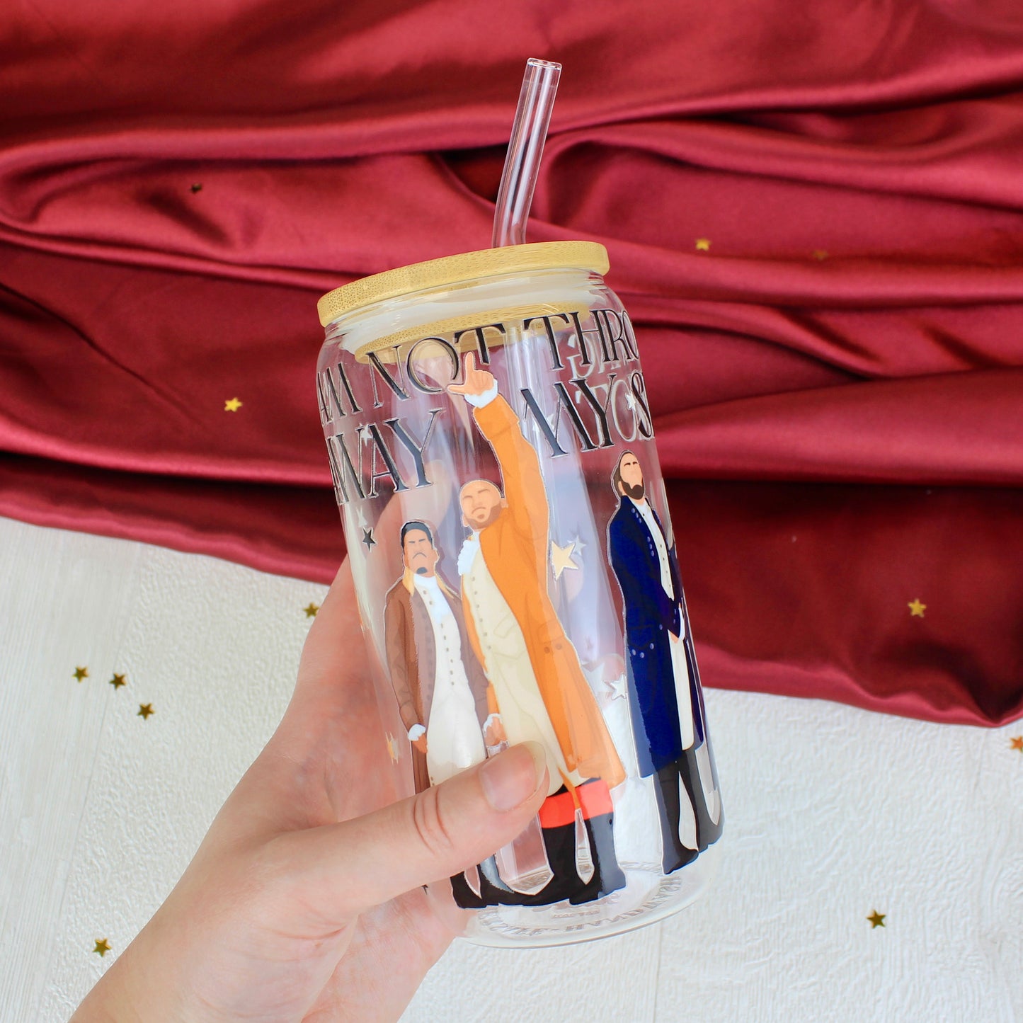 Hamilton The Musical Glass Cup