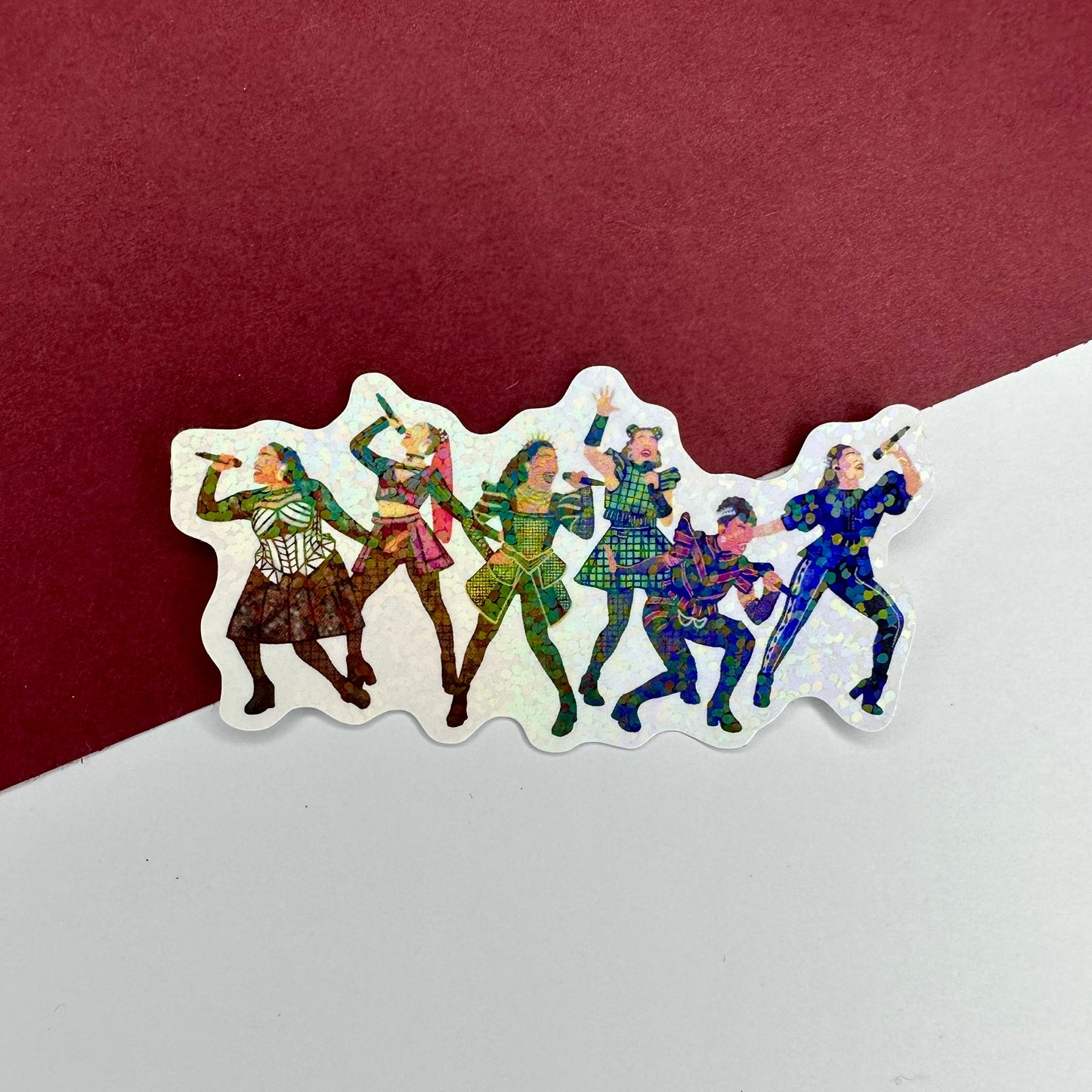 Six the Musical Holographic Sticker