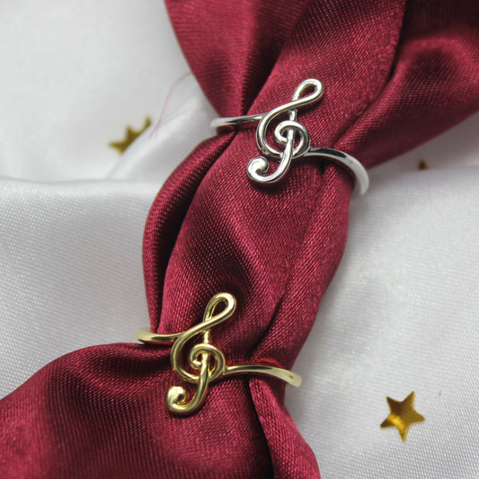 Treble Clef Ring