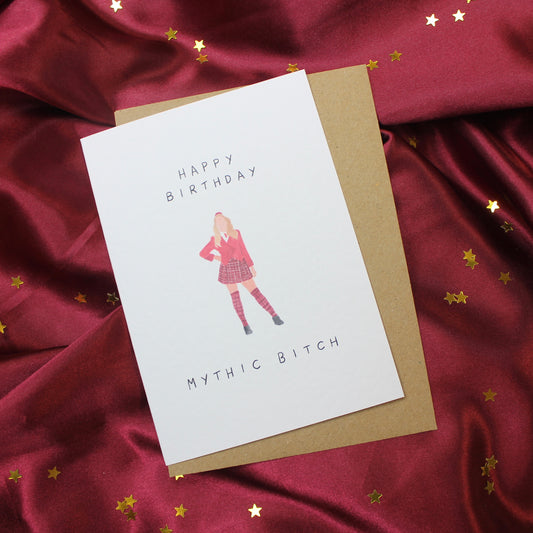 Heathers The Musical Happy Birthday Mythic Bitch Birthday Card