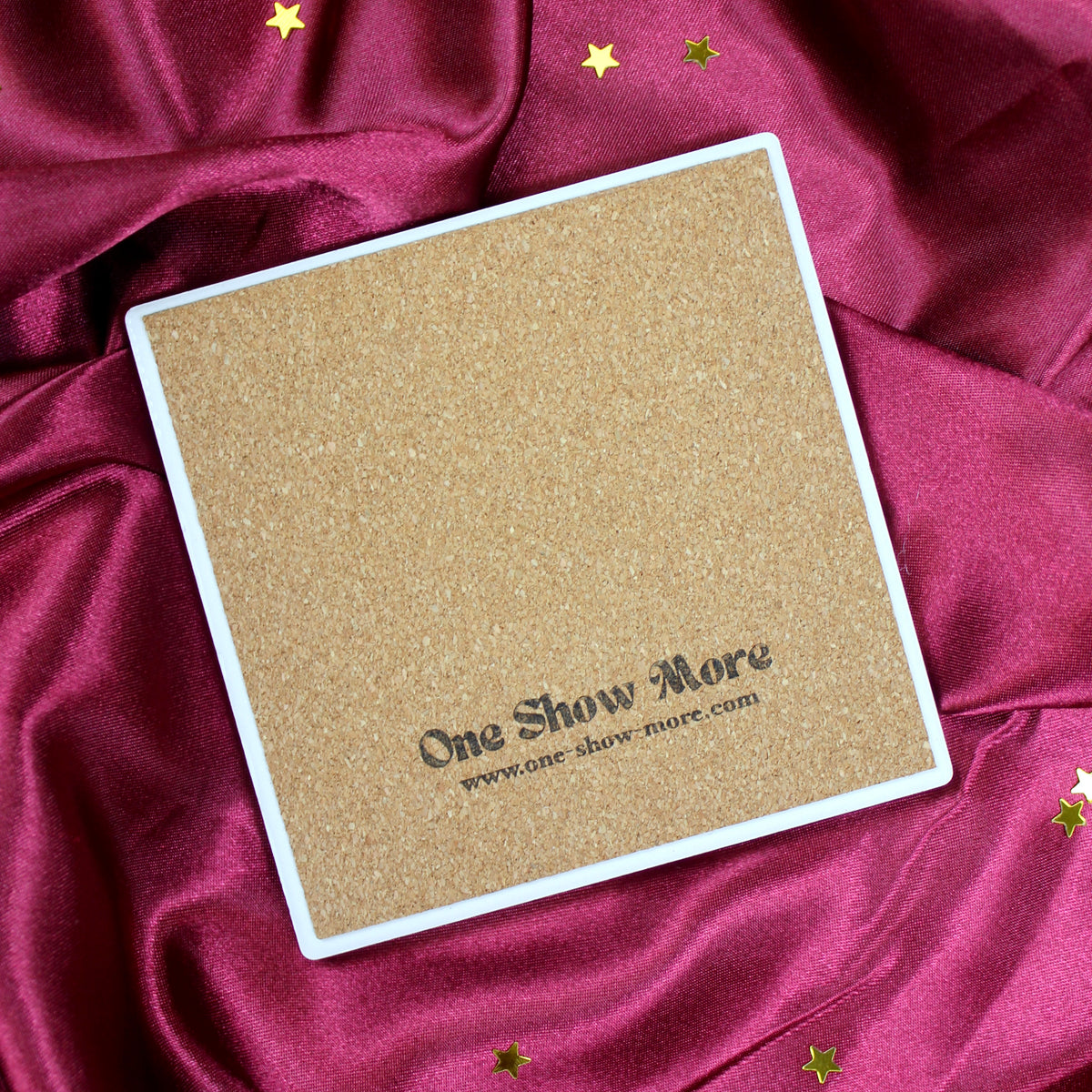 I’d rather be at the Theatre Ceramic Coaster