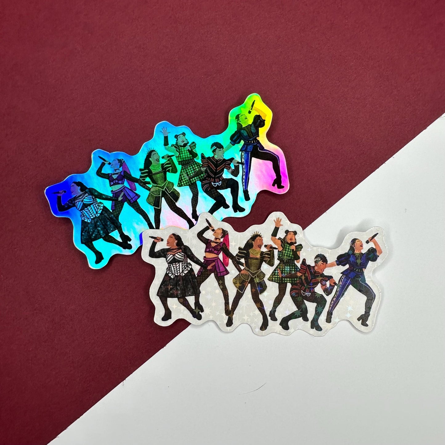 Six The Musical Holographic Sticker