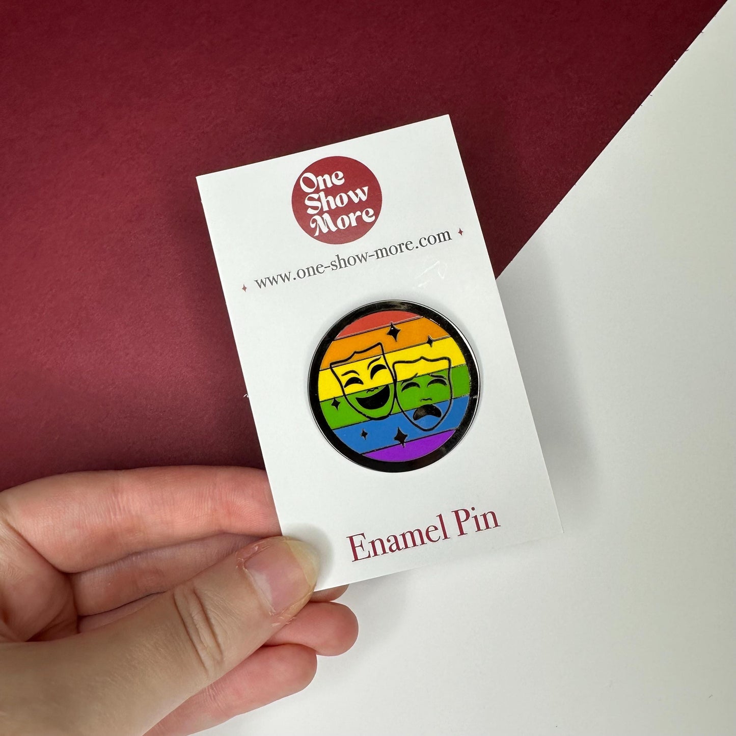 Pride Theatre Hard Enamel Pin